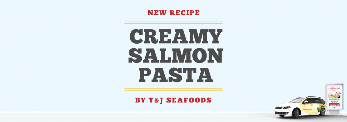 T&J Seafoods Recipe Recommendation: Easy Creamy Salmon Pasta!