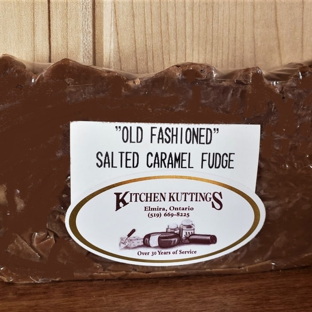 Old Fashioned Salted Caramel Fudge