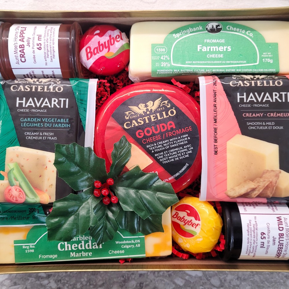 Cheese &  Homemade Jam Gift Box - Medium